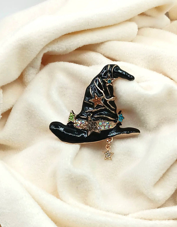 Halloween Witch Hat Pin-Brooch  #DP0128