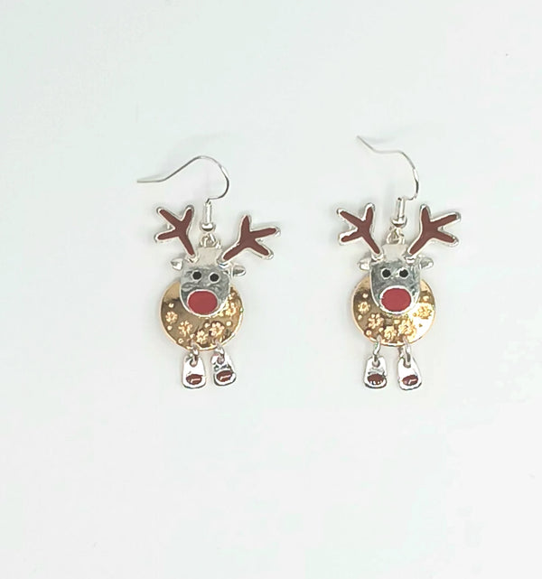Reindeer Earrings #DE0105