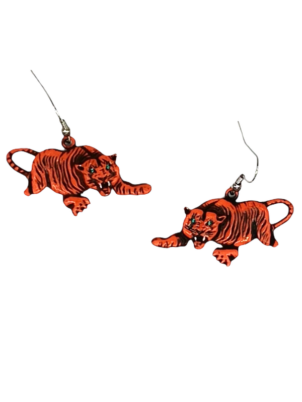 Bengal Tiger Full Body Earrings  #DE056