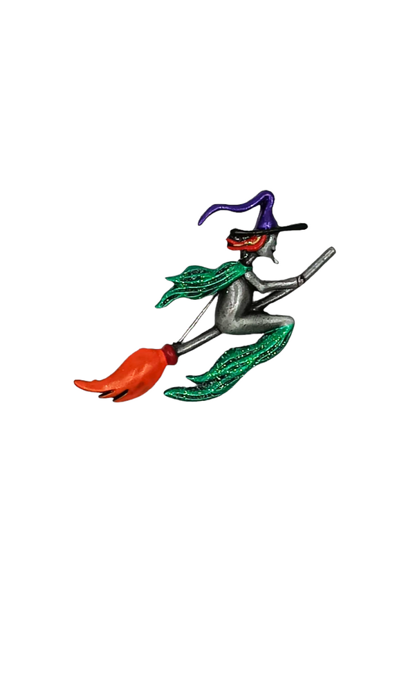 Halloween Witch Pin-Brooch  #DP0129