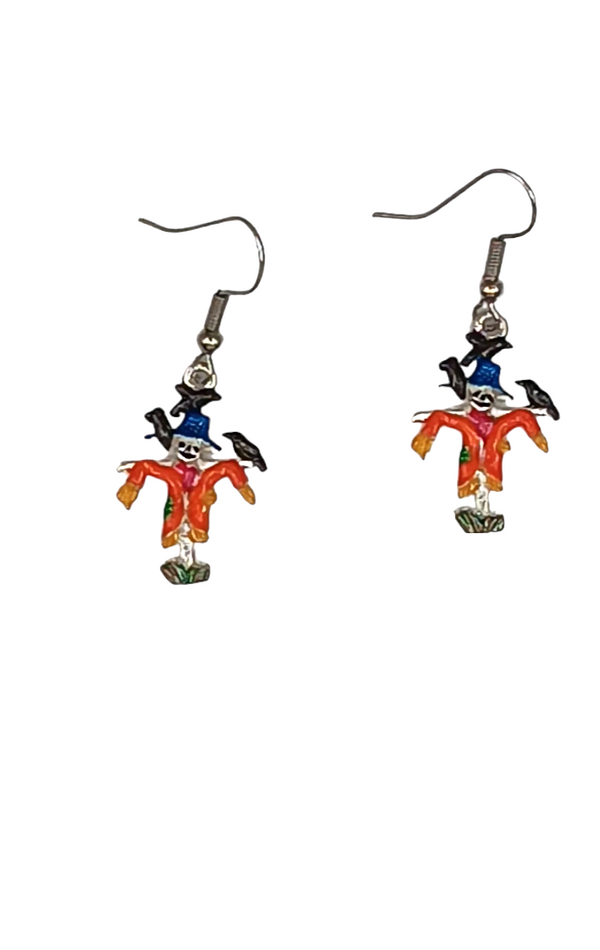 Colorful Scarecrow Earrings  #DE0102