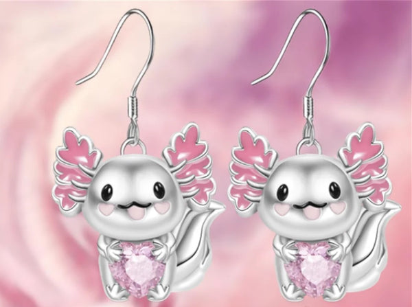 Axolotl Dangle Earrings #DE-0137