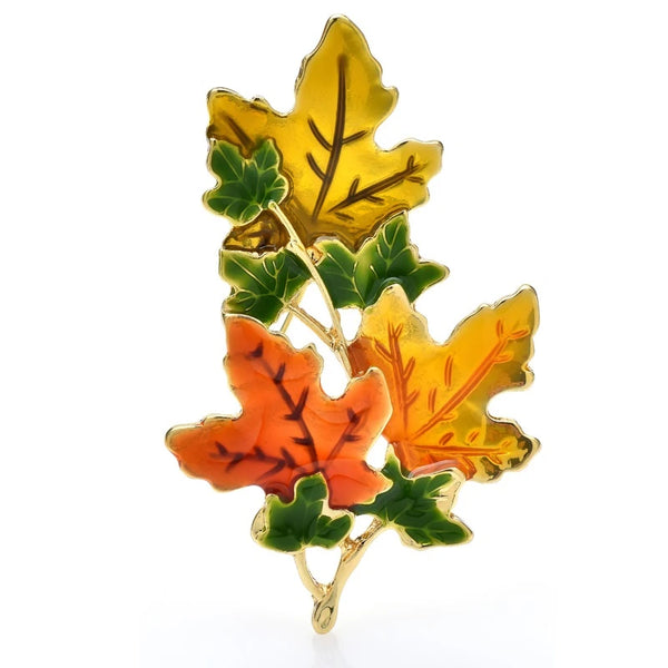 Autumn Leaf Branch, Brooch-Pin   #DP0125