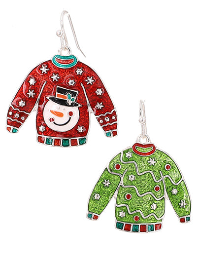 Ugly Christmas Sweater Mix-Match Style Earrings  #DE0112